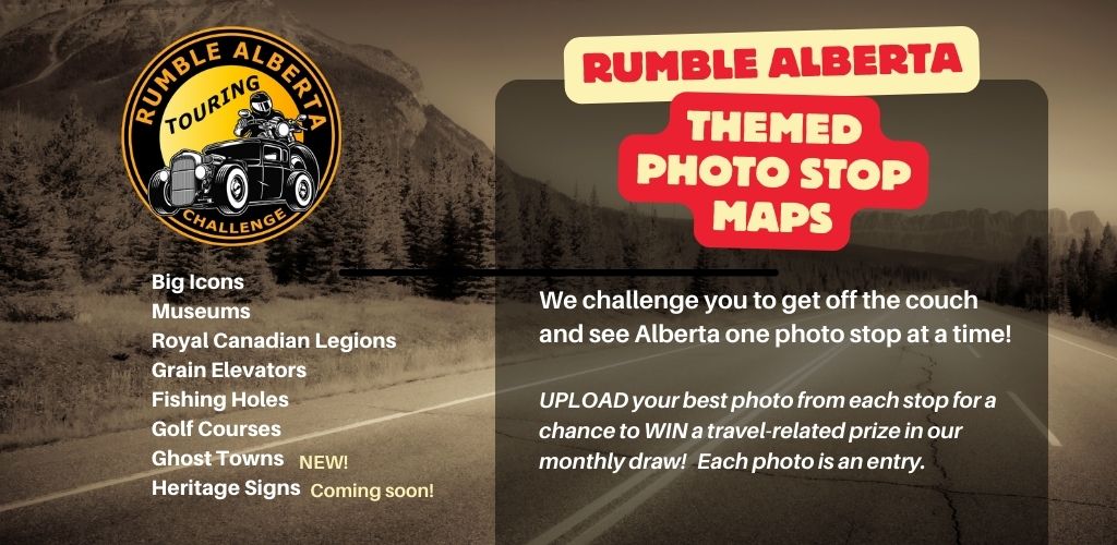 Rumble Alberta Themed photo stop maps