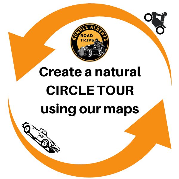 Create a Circle Tour from Rumble Alberta Maps