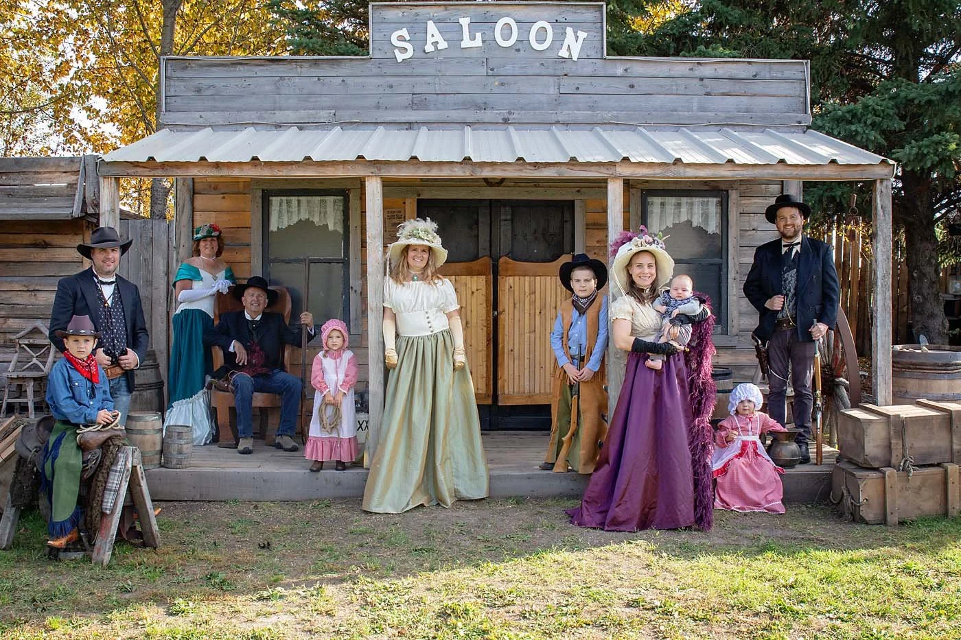 Ivangie's Outdoor Photo Studio, a creative and rustic photography location in Gibbons, Alberta surrounded by natural prairie scenery
