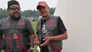 The REDRUM Motorcycle Club on Treaty 8 Territory